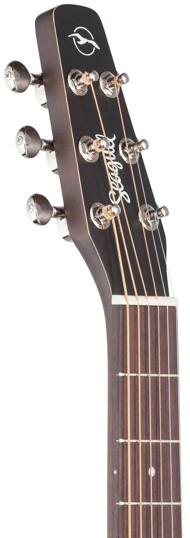 Alt view image 6 of 7 - Seagull Guitars S6 Cedar Original, Acoustic Guitar Natural, Gator GFW-GTR-1000 Stand, Donner 41 Inch Bag Bundle