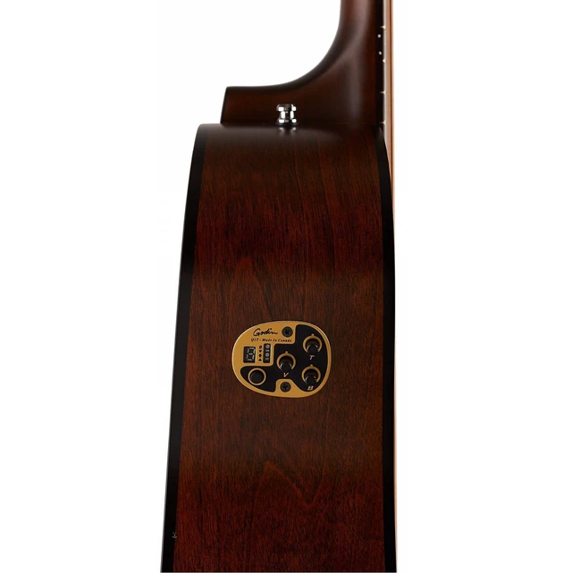 Alt view image 5 of 7 - Seagull Guitars S6 Cedar Original, Acoustic Guitar Natural, Gator GFW-GTR-1000 Stand, Donner 41 Inch Bag Bundle