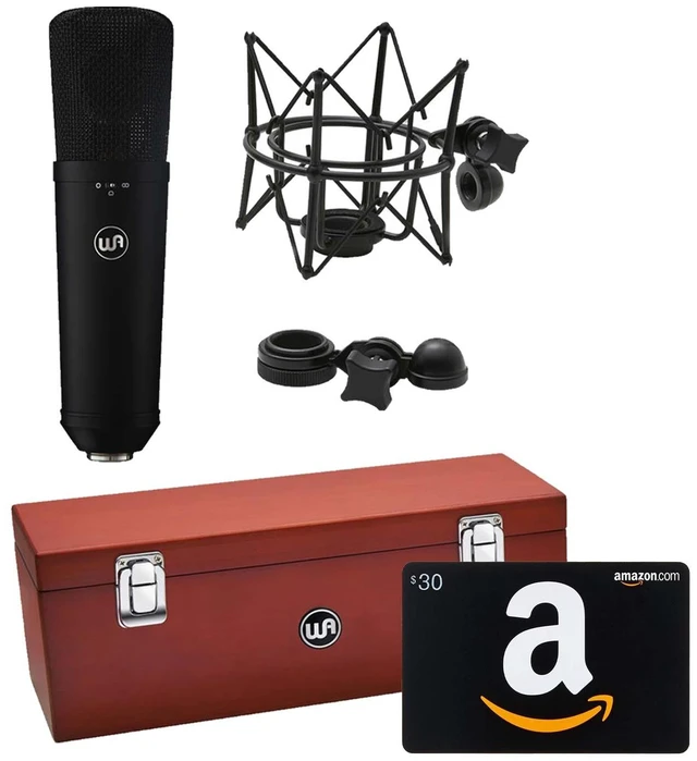 Main image of Warm Audio WA87 R2 Condenser Microphone (Black), Amazon Gift Card $30.00 Bundle
