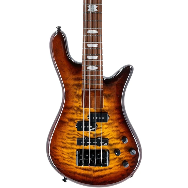 Alt view image 4 of 7 - Spector EuroBolt 4 Bass Guitar Tobacco Sunburst Gloss, Fender Rumble 25 v3 Amp, ErnieBall Cable, (2) Ernie Ball 2832 Bundle