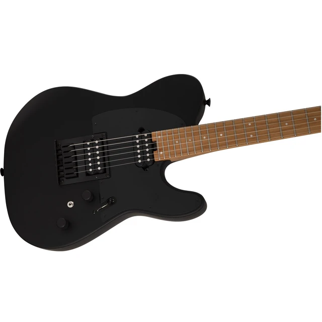 Alt view image 5 of 7 - Charvel Pro-Mod So-Cal Style 2 24 HT (Satin Black), Gator GC-ELECTRIC-A Deluxe ABS Molded Bundle