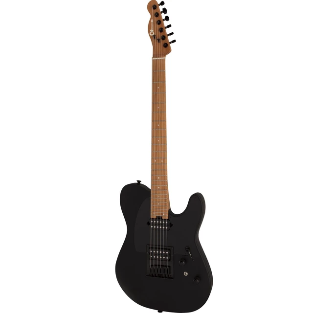 Alt view image 6 of 7 - Charvel Pro-Mod So-Cal Style 2 24 HT (Satin Black), Gator GC-ELECTRIC-A Deluxe ABS Molded Bundle