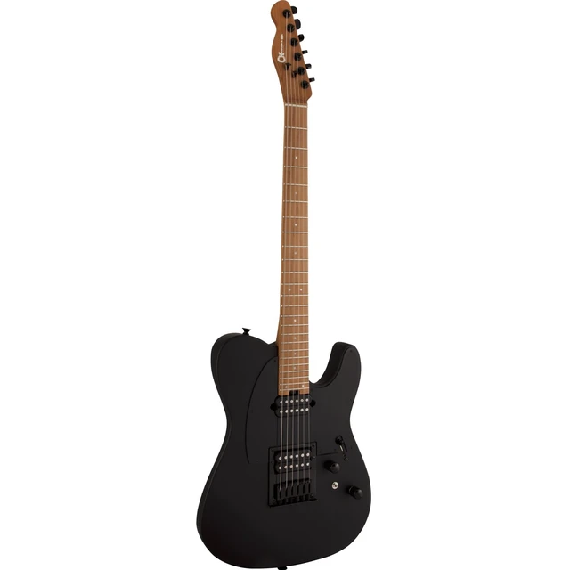 Alt view image 7 of 7 - Charvel Pro-Mod So-Cal Style 2 24 HT (Satin Black), Gator GC-ELECTRIC-A Deluxe ABS Molded Bundle