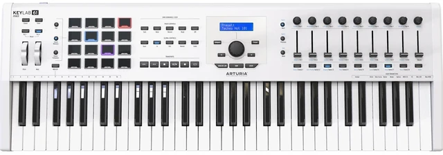 Main image of Arturia KeyLab MKII 61 - Professional MIDI Controller and Software (White)