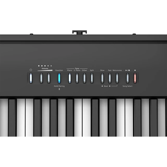 Alt view image 4 of 7 - Roland FP-30X Digital Piano with Speakers (Black), Keyboard Stand, Bench, Sustain Pedal Bundle
