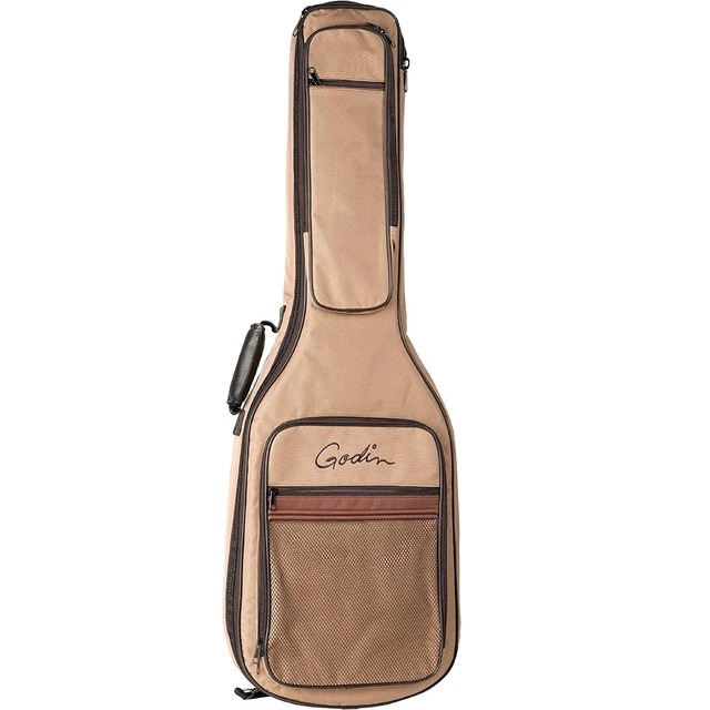 Alt view image 5 of 7 - Godin (028672) xtSA Light Burst Flame Electric Guitar with Gig Bag, Fender Frontman 10G, ErnieBall Cable, KLIQ TinyTune, Gator GFW-GTR-1000 Stand Bundle