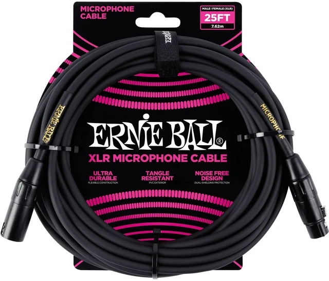 Alt view image 7 of 7 - Aston Mic Stealth Cardioid Active Dynamic Broadcast, Ernie Ball 25' XLR Mic P06073, POP Filter Bundle