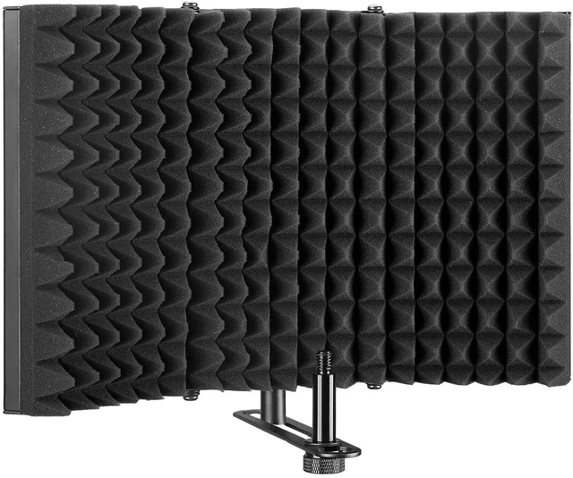 Alt view image 5 of 6 - Sennheiser MK 4 Studio Condenser Mic, AGPTEK Microphone Isolation Shield, XLR Cable Bundle