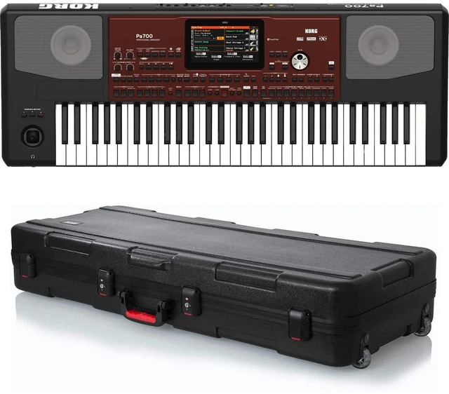 Main image of Korg Pa700 61-key Arranger Workstation, Gator GTSA-KEY61 Case Bundle
