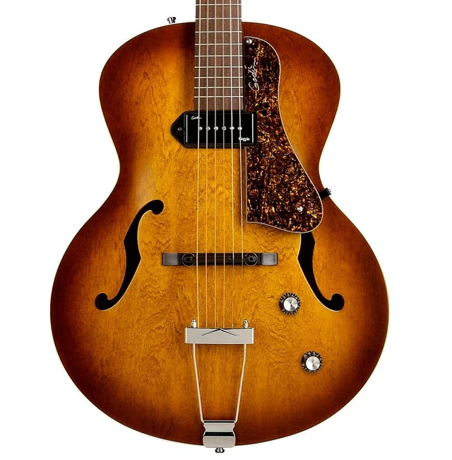 Alt view image 3 of 5 - Godin (031986) 5th Avenue Electric Guitar Cognac Burst, Gator GC-DREAD Guitar Case Bundle
