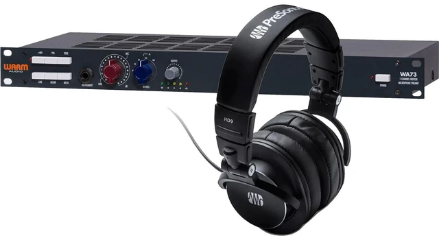 Main image of Warm Audio WA73 Single-Channel Microphone Preamp, Presonus HD9 Headphone Bundle