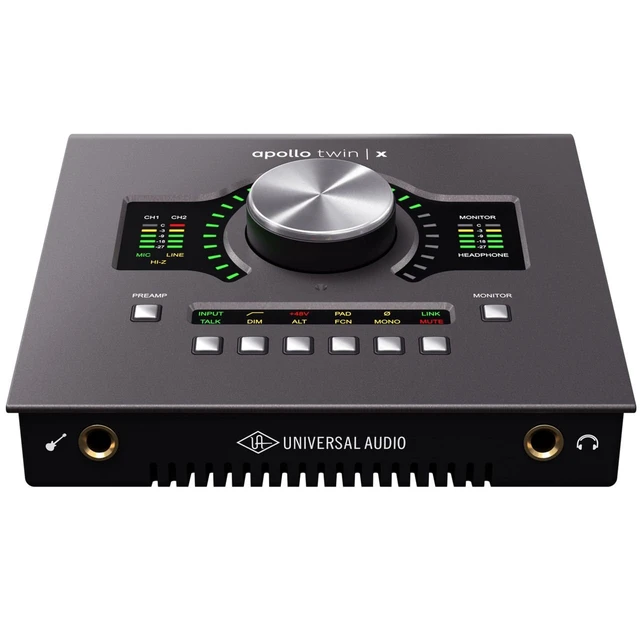 Alt view image 6 of 7 - Warm Audio WA73 Single-Channel Microphone Preamp, Universal Audio Apollo X Duo HE, (2) KRK RP5G4 Monitor, (2) Mogami XLR to 1/4 Bundle