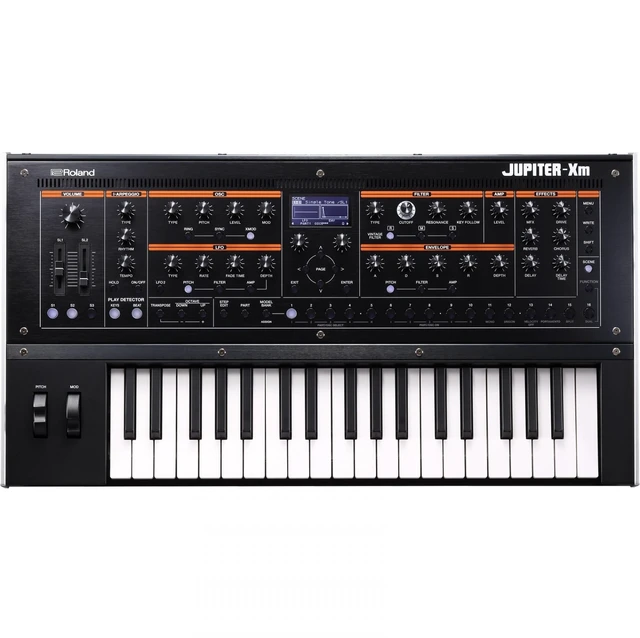 Alt view image 2 of 7 - Roland Jupiter-Xm Portable Synthesizer, (2) KRK RP5G4 Monitor, Monitor Stands, Sustain Pedal, Nektar NX-P, (2) 1/4 Cables, (2) Midi Cables Bundle