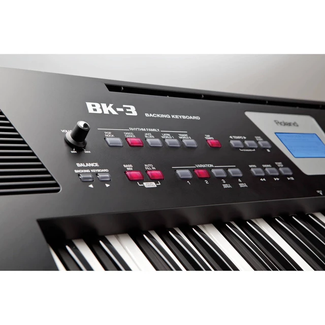 Alt view image 5 of 7 - Roland BK-3 Backing Keyboard (Black), Dust Cover, Sustain Pedal, Nektar NX-P, (2) 1/4 Cables, (2) Midi Cables, 32GB USB SanDisk Bundle