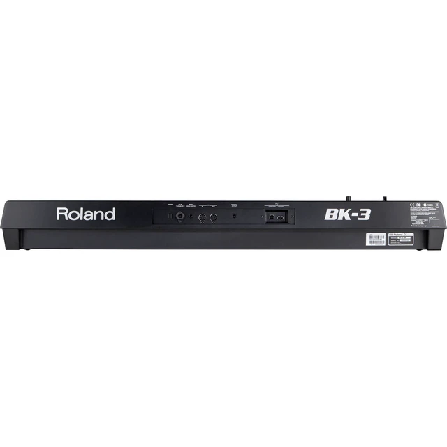 Alt view image 4 of 7 - Roland BK-3 Backing Keyboard (Black), Keyboard Stand, Bench, Sustain Pedal, Nektar NX-P, (2) 1/4 Cables, (2) Midi Cables Bundle