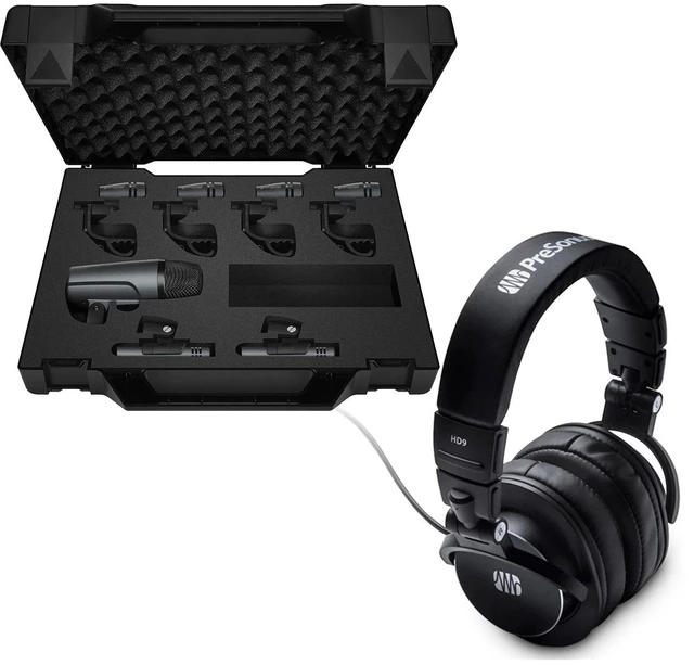 Main image of Sennheiser Drum Kit e600 Drum Microphone Package, Presonus HD9 Professional Headphones Bundle