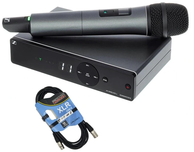 Main image of Sennheiser XSW 1-825 Wireless Microphone (A Range), XLR Cable Bundle