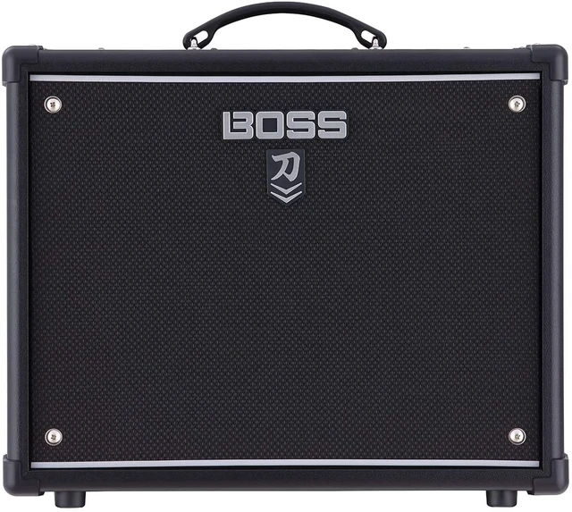 Alt view image 6 of 7 - Godin (051519) 5th Avenue CW Kingpin Electric Guitar (Case Included), Boss Katana 50 MKII, Guitar Stand, Ernie Ball Guitar Cable PO6072 Bundle