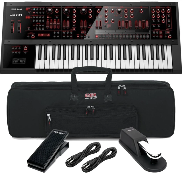 Main image of Roland JD-XA Analog/Digital Synthesizer, Gator GK-49 Keyboard Case, Nektar NX-P, Sustain Pedal, (2) 1/4 Cables Bundle