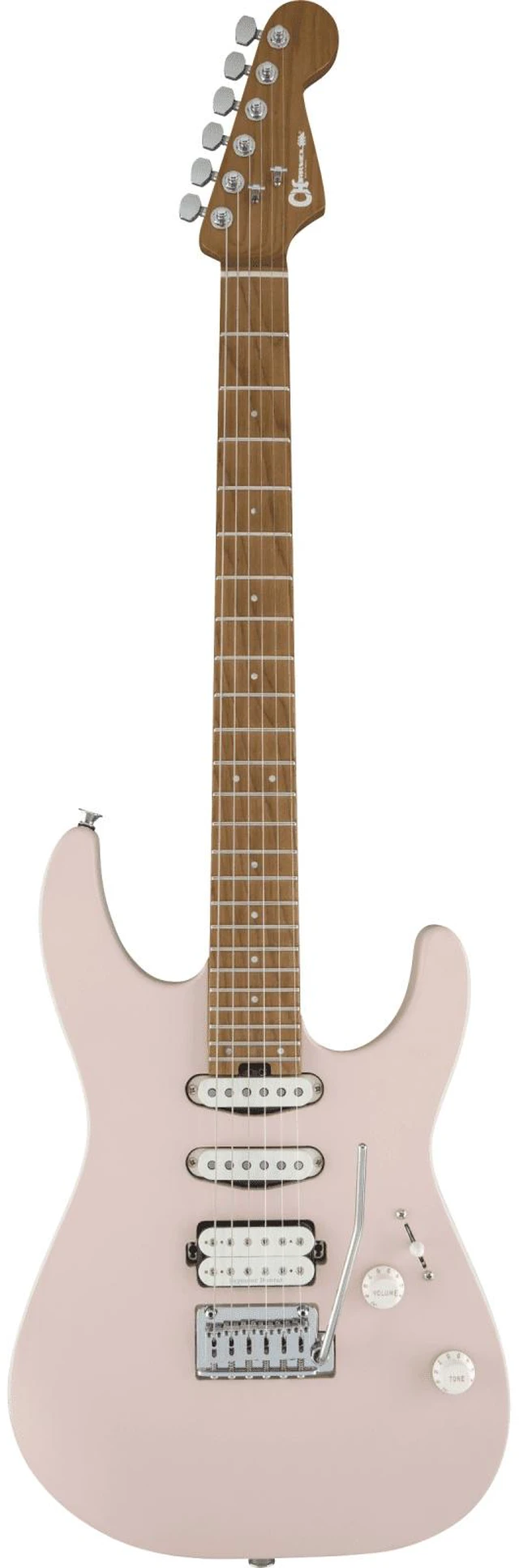 Main image of Charvel Pro-Mod DK24 HSS 2PT CM - Electric Guitar, Satin - Shell Pink