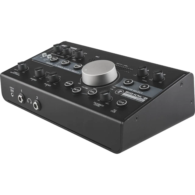 Alt view image 4 of 6 - Mackie Big Knob Studio Monitor Controller, (2) KRK RP5G4 Monitor, (2) 1/4 Cables Bundle