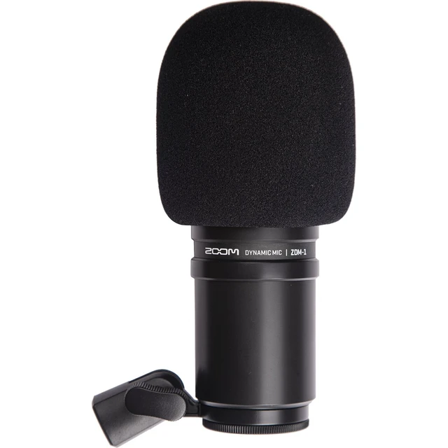 Alt view image 4 of 7 - Zoom ZDM-1 Podcast Mic Pack with Headphones, Windscreen, XLR, and Tabletop Stand