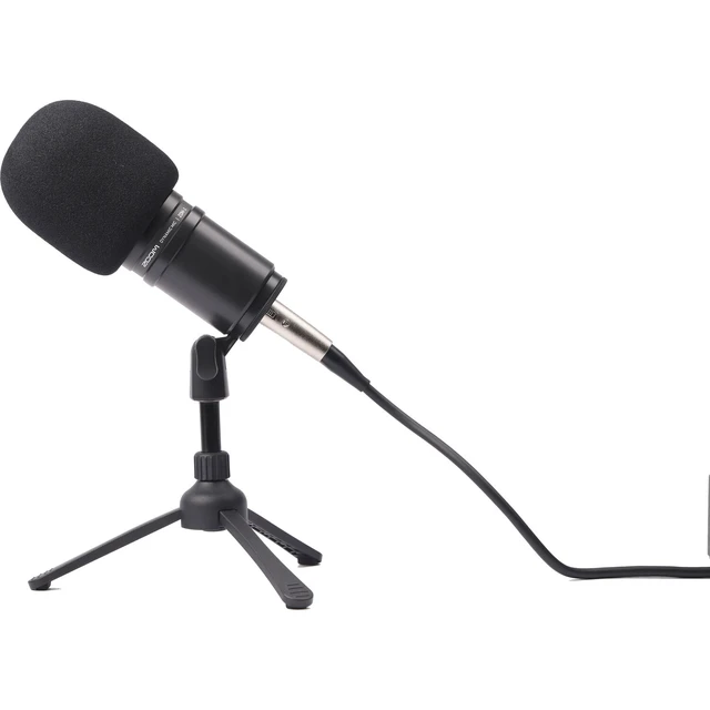Alt view image 5 of 7 - Zoom ZDM-1 Podcast Mic Pack with Headphones, Windscreen, XLR, and Tabletop Stand