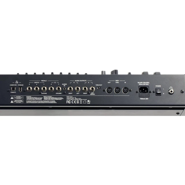 Alt view image 5 of 7 - Kurzweil Forte 7 76-Key Stage Piano, Gator GTSA-KEY88, Sustain Pedal (Included), Nektar NX-P, (2) 1/4 Cables, (2) Midi Cables Bundle