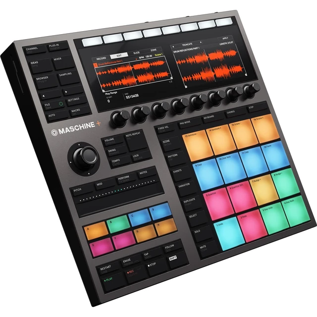 Alt view image 4 of 7 - Native Instruments MASCHINE Plus, 32GB SD Card, Gator MIXERBAG-1515, (2) Midi Cables, (2) 1/4 Cables Bundle