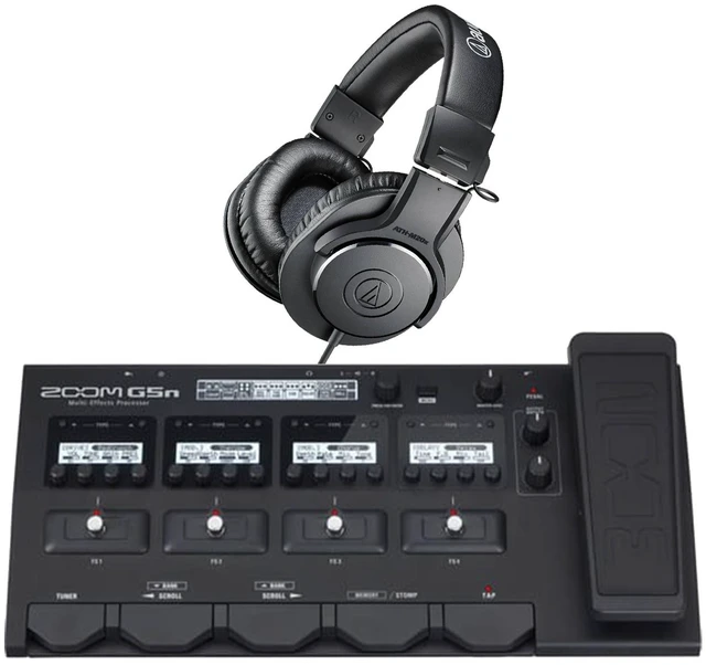 Main image of Zoom G5n Multi-Effect Unit, AT ATHM20X Headphone Bundle
