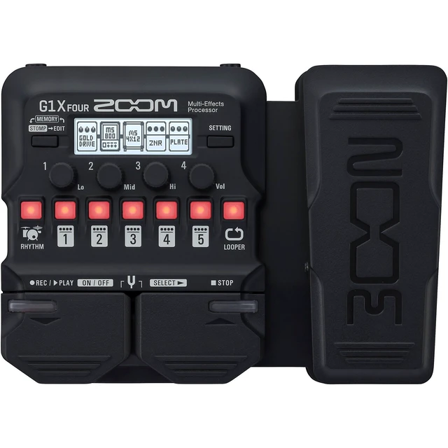 Alt view image 5 of 5 - Godin (032150) ACS-SA Nylon String Cedar Top Guitar, Zoom G1X Effects Processor, GLS 15 FT Guitar Cable Bundle