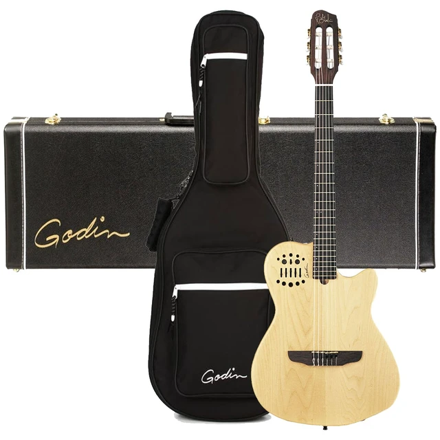 Alt view image 6 of 7 - Godin Multiac Series-ACS Guitar (Slim Nylon) (032167), Godin V1095 MultiAc Case Bundle