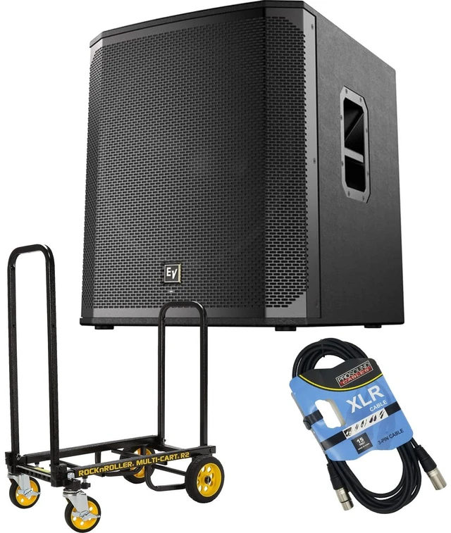 Main image of Electro-Voice ELX200-18SP, Rock and Roller Cart, XLR Cable Bundle