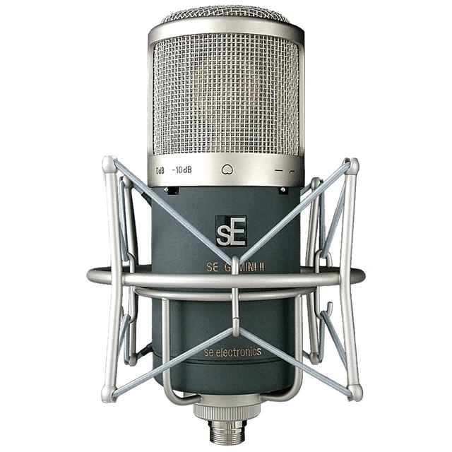 Alt view image 5 of 6 - sE Electronics Gemini II Large-diaphragm Condenser Microphone - Mackie Big Knob Studio Bundle