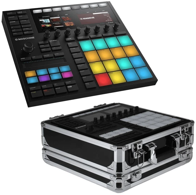 Main image of Native Instruments MASCHINE MK3 - Groove Production Studio (Black) + Odyssey Innovative Designs Native Instruments Maschine MK3 Carrying Case (Black)