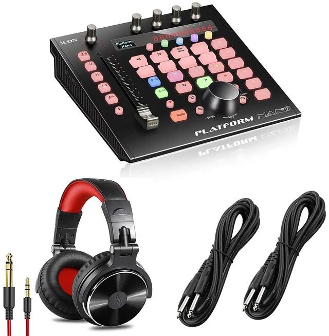 Main image of Icon Pro Audio Platform Nano - OneOdio Over Ear Headphone - (2) 1/4 Cables