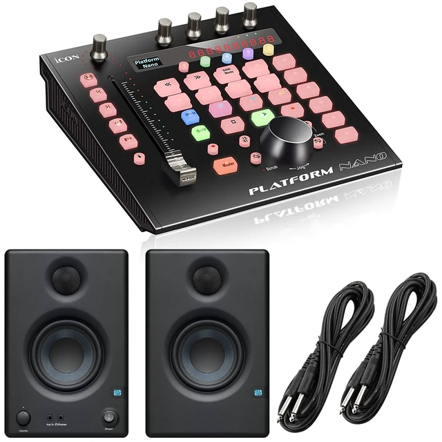 Alt view image 6 of 7 - Icon Pro Audio Platform Nano - Presonud ERI3.5 Pair - 2 1/4 Cables