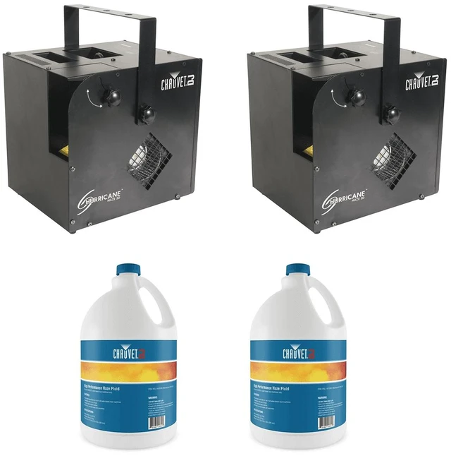 Main image of Chauvet DJ Hurricane Haze 2D (Pair) - (2) Haze Gallon