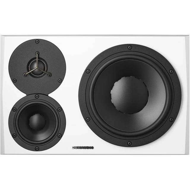 Alt view image 2 of 3 - Dynaudio LYD 48 3-way Powered Studio Monitor (Left Side) - White