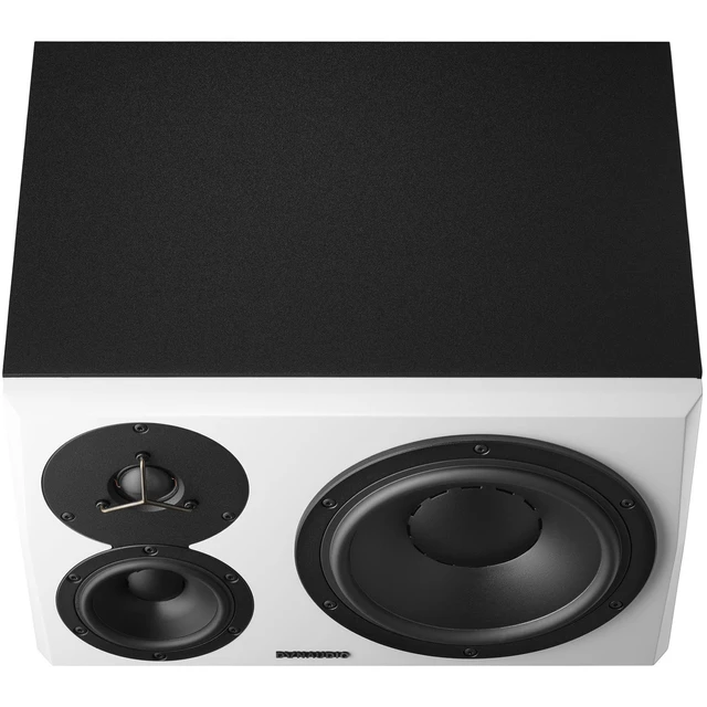 Alt view image 3 of 3 - Dynaudio LYD 48 3-way Powered Studio Monitor (Left Side) - White