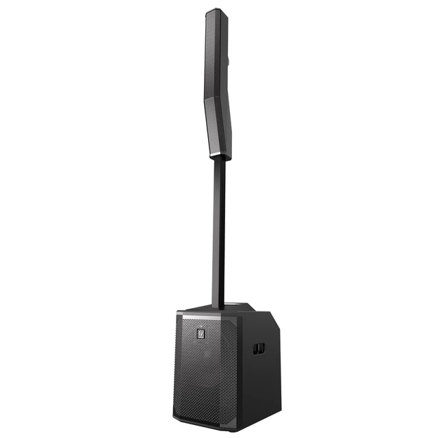 Alt view image 3 of 5 - (2) Electro-Voice Evolve 50 Portable Column PA Systems with Handheld Wireless System and Covers Package