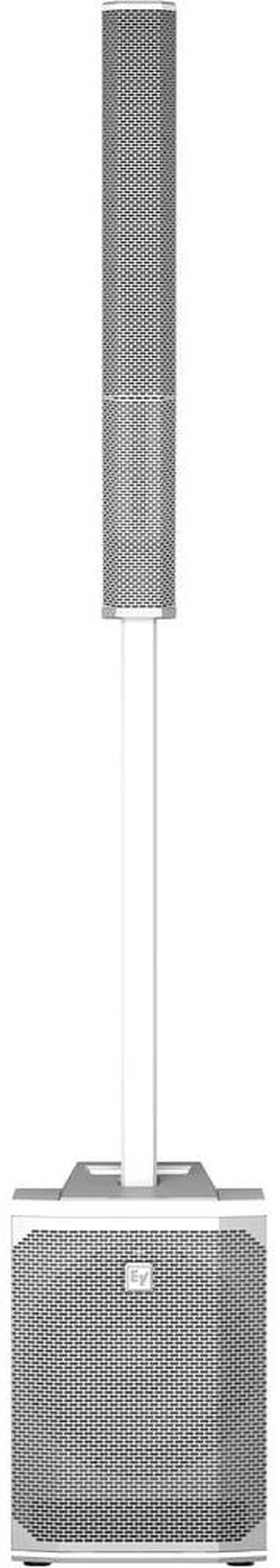 Alt view image 2 of 3 - Electro-Voice EVOLVE 50 White Portable 1000W Bluetooth-Enabled Subwoofer and Column Speaker Kit (White)