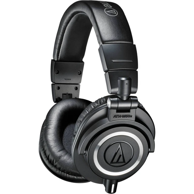 Alt view image 4 of 4 - Icon Pro Audio QCon Pro XS Controller + Audio-Technica ATH-M50x Monitor Headphones (Black) and Cables.