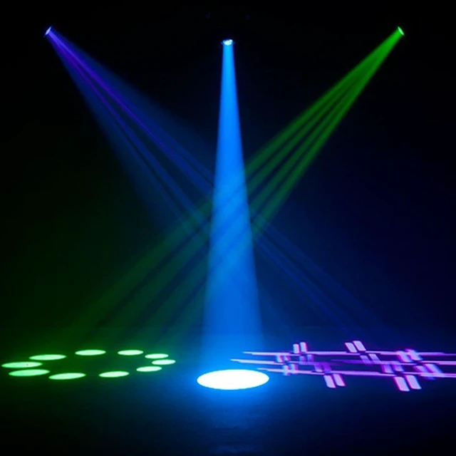 Alt view image 4 of 5 - (4) American DJ Focus Spot 4Z Pearl 200W LED Moving Head Spot Fixtures with Road Case Package