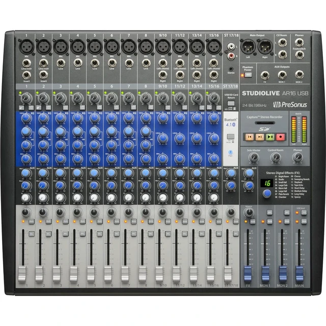 Alt view image 2 of 3 - Presonus Studiolive AR12 USB Hybrid Mixer Stage Kit