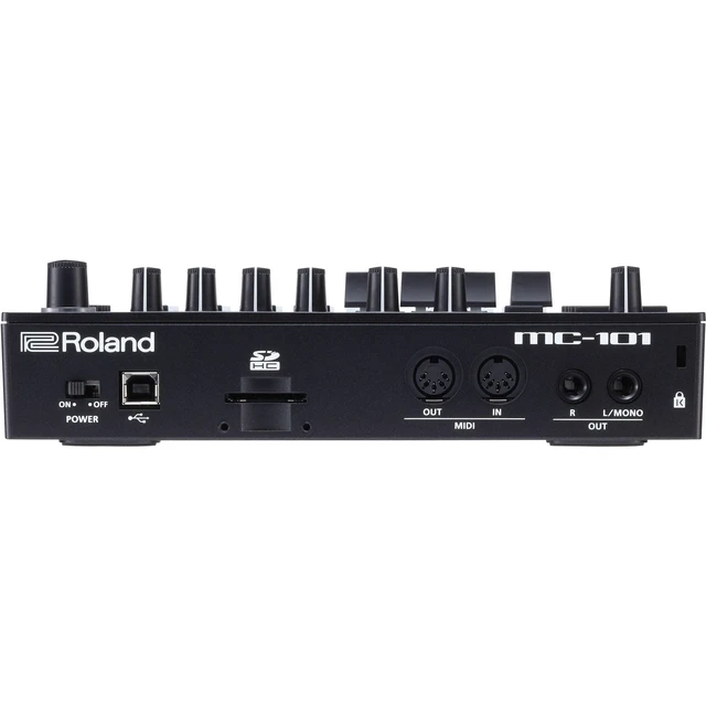 Alt view image 5 of 7 - Roland MC-101 Portable Groovebox + PreSonus Eris E3.5 3.5" 2-Way 25W Nearfield Monitors (Pair) and Cables.