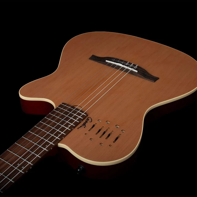 Alt view image 7 of 7 - Godin 035045 MultiAc Nylon Encore Natural SG Acoustic Electric 6 string guitar with bag
