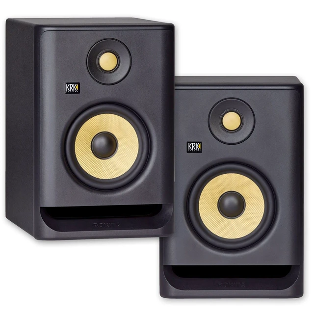 Alt view image 3 of 4 - Icon Pro Audio QCon Pro XS Controller + KRK RP5G4 Rokit 5-Inch Powered Studio Monitor - Pair and Cables.