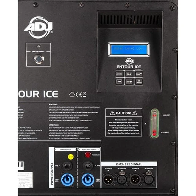 Alt view image 5 of 6 - American DJ Entour Ice Low-Lying Tour-Grade Fog Machines + (2) LED Stage Lights, OPPSK 21'' 36W 12LEDs Stage Wash Light +