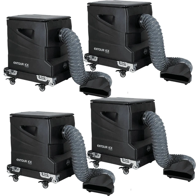 Alt view image 6 of 7 - (4) American DJ Entour Ice Low-Lying Tour-Grade Fog Machines